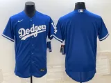 MLB Los Angeles Dodgers Blank Blue Flex Base Elite Jersey