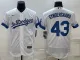 MLB Los Angeles Dodgers #43 Noah Syndergaard White City Connect Flex Base Elite Jersey