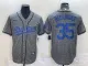 MLB Los Angeles Dodgers #35 Cody Bellinger Gray Nike Jersey