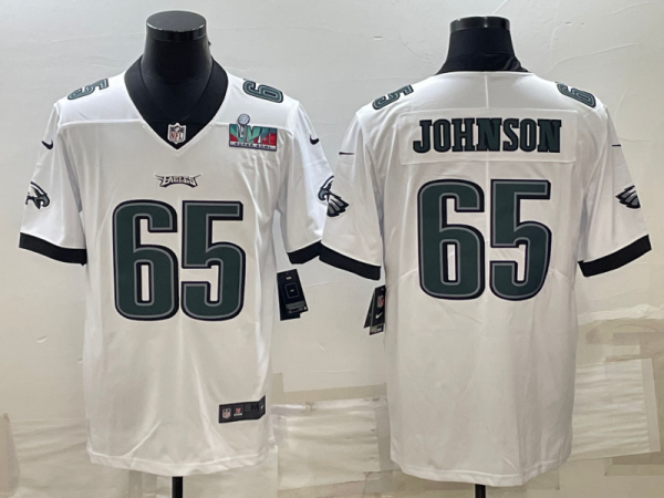 Men's Philadelphia Eagles #35 Sott White Super Bowl LVII Patch Vapor Untouchable Limited Jersey