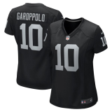 Women Las Vegas Raiders #10 Jimmy Garoppolo Black Vapor Untouchable Limited Jersey