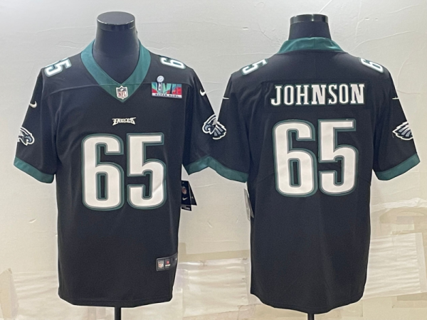 Men's Philadelphia Eagles #35 Sott Black Super Bowl LVII Patch Vapor Untouchable Limited Jersey