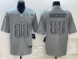 NEW Nike Philadelphia Eagles 88 Goedert Gray Super Bowl LVII Patch Atmosphere Fashion Limited Jersey