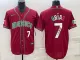 MLB Mexico Baseball #7 Julio Urías 2023 Red World Baseball Classic Stitched Jersey