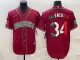 MLB Mexico Baseball #34 Fernando Valenzuela 2023 Red World Baseball Classic Stitched Jersey
