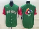 MLB Mexico Baseball Blank 2023 Green World Baseball With Patch Classic Stitched Jersey