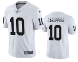 Men's Las Vegas Raiders #10 Jimmy Garoppolo White Vapor Untouchable Limited Jersey