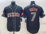 MLB Mexico Baseball #7 Julio Urías 2023 Black World Baseball Classic Stitched Jersey