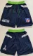 Men's Seattle Seahawks Navy Shorts (Run Small)