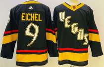 Men's Vegas Golden Knights #9 Jack Eichel Black Reverse Retro 2.0 Adidas Jersey