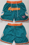 Miami Dolphins Aqua Shorts (Run Small)