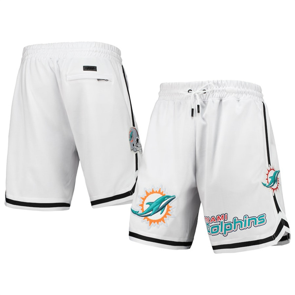 Miami Dolphins White Shorts