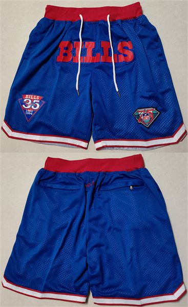 Buffalo Bills Navy Shorts (Run Small)