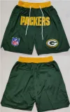Green Bay Packers Green Shorts (Run Small)