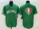 Men's Mexico Baseball Blank 2023 Green World Baseball Classic Stitched Jersey