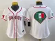 Women's Mexico Baseball 2023 Red Big Logo World Baseball Classic Stitched Jersey