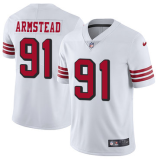 Men's San Francisco 49ers #91 Arik Armstead White Color Rush Limited Jersey