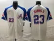 MLB Atlanta Braves #23 Michael Harris II White 2023 City Connect Cool Base With Patch Jersey