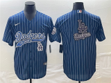 MLB Los Angeles Dodgers White Team Big Logo With Patch Cool Base Stitched Baseball