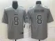 Men's New York Jets #8 Aaron Rodgers Gray With Patch Vapor Untouchable Limited Jersey