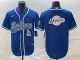 MLB Los Angeles Dodgers White Team Big Logo With Patch Cool Base Stitched Baseball