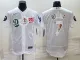 MLB Los Angeles Dodgers #7 Julio Urías White With Vin Scully Patch Flex Base Elite Jersey