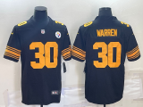 Men's Pittsburgh Steelers #30 Jaylen Warren Black Color Rush Limited Jersey