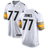 Men's Pittsburgh Steelers #77 Broderick Jones White Vapor Untouchable Limited Jersey