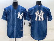 MLB New York Yankees Blue Team Big Logo Baseball Nike Jersey