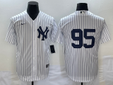 MLB New York Yankees #95 Oswaldo Cabrera White Game Nike Jersey