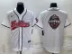 Men's Georgia Bulldogs Red Team Big Logo With Patch Cool Base Stitched Baseball Jersey