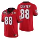 Men's Georgia Bulldogs #88 Jalen Carter 2021/22 CFP National Champions Red College Jersey