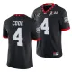 Men's Georgia Bulldogs #29 Christopher Smith 2022 Patch Black College Football Stitched Jersey