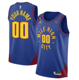 NBA Denver Nuggets Active Player Custom Blue 2022/23 Statement Edition With NO.6Jersey
