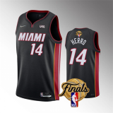 NBA Miami Heat #14 Tyler Herro Black 2023 Finals Icon Edition Stitched Basketball Jersey