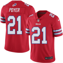 Men's Buffalo Bills #21 Jordan Poyer Red Vapor Untouchable Limited Jersey