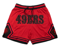 San Francisco 49ers Red Shorts