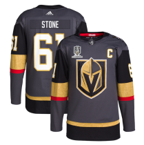 Men's Vegas Golden Knights #61 Mark Stone Gold 2023 Stanley Cup Champions Stitched Jersey