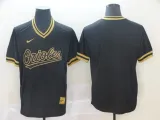 MLB Baltimore Blank Black Throwback Mens Jersey