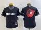 Youth MLB Baltimore Orioles Big Team Logo In Back Black 2023 City Connect Cool Base Stitched Jersey