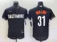MLB Baltimore Orioles #31 Cedric Mullins Black 2023 City Connect Flex Base Elite Jersey