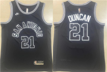 NBA San Antonio Spurs #21 Tim Duncan Black Stitched Basketball Jersey
