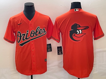 MLB Baltimore Orioles Blank Orange Game Nike Jersey