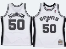 NBA San Antonio Spurs #50 David Robinson Black Throwback Jersey