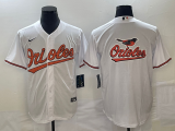 MLB Baltimore Orioles Blank White Game Nike Jersey