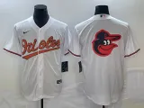 MLB Baltimore Orioles Blank White Game Nike Jersey