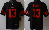 Men's San Francisco 49ers #13 Brock Purdy Black Vapor Untouchable Limited Jersey