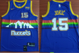 NBA Denver Nuggets #15 Nikola Jokic Blue City Edition Nike Jersey