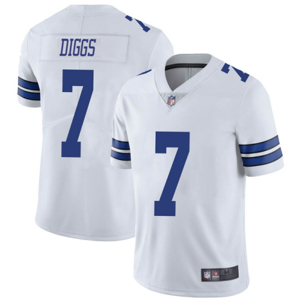 Youth Dallas Cowboys #7 Trevon Diggs White Vapor Untouchable Limited Stitched Jersey