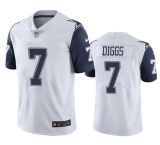 Youth Dallas Cowboys #7 Trevon Diggs 2021 White Thanksgiving Limited Stitched Jersey